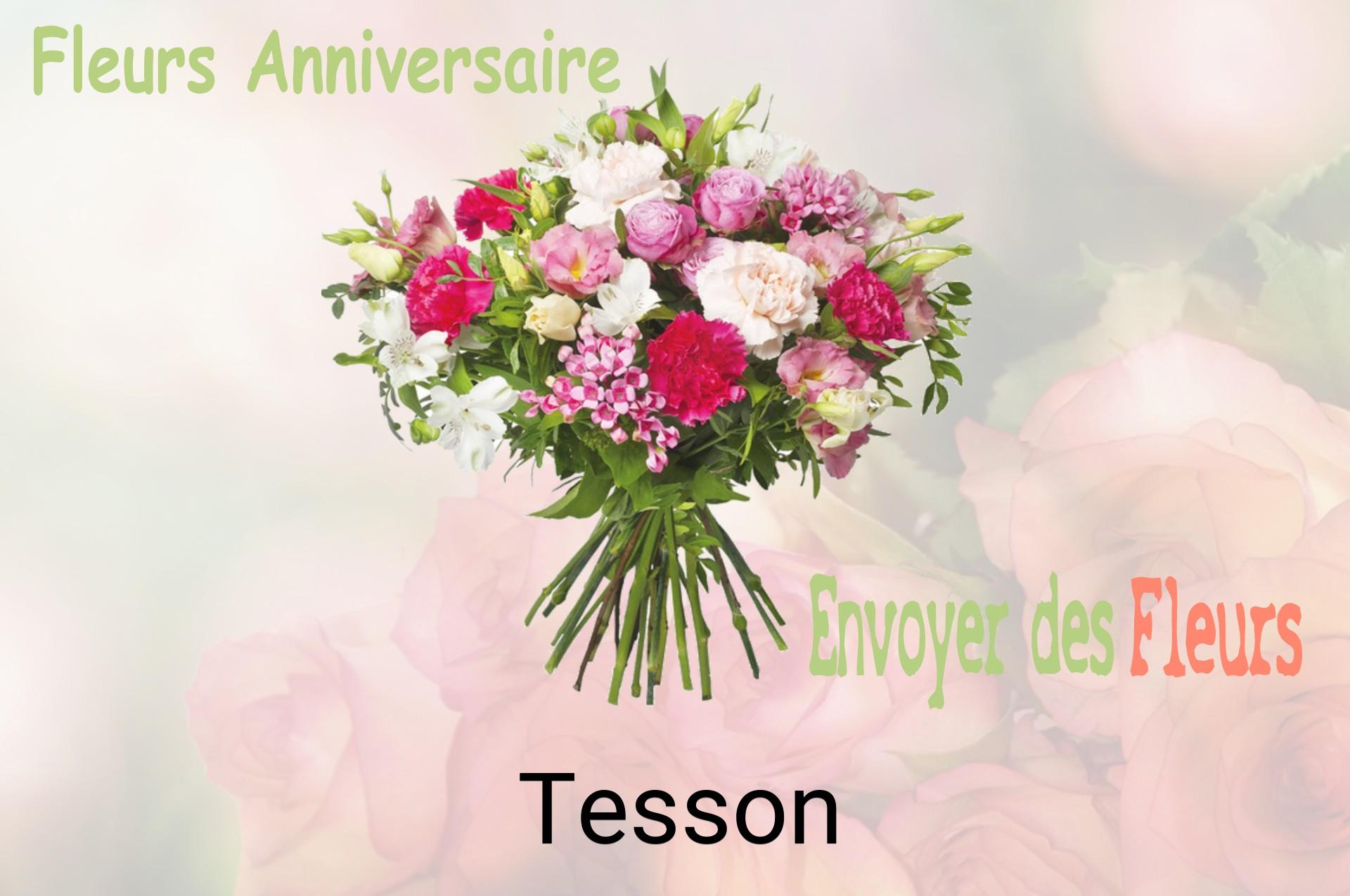 Bouquet de fleurs d’anniversaire livré à Tesson